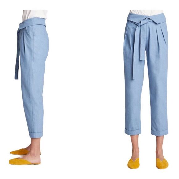 NWT Choosy Ludlow Paper bag Pants - Picture 4 of 7